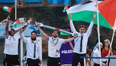 Palestinian Olympic team keeps war in Gaza front and center