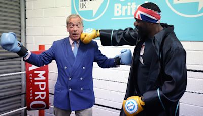 Derek Chisora’s new trick: promoting Donald Trump and Nigel Farage