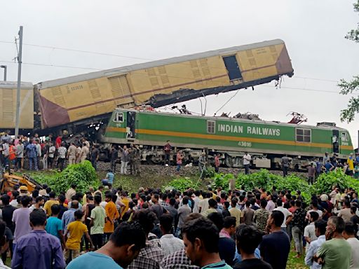 At least 9 dead, dozens injured as trains collide in India's Darjeeling district, a tourist hotspot