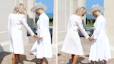 Queen Camilla's very awkward reaction to protocol breach