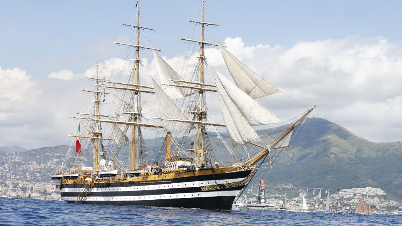 Amerigo Vespucci, 'world's most beautiful ship,' docking in Los Angeles