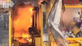 「烤雞桶燒起來」 燒毀一排鐵皮屋6家店