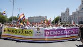 Miles de personas acuden en Madrid a la manifestación republicana estatal convocada por más de 130 organizaciones