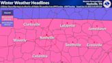 Winter storm warning issued for Middle Tennessee: 7 inches of snow possible in some areas
