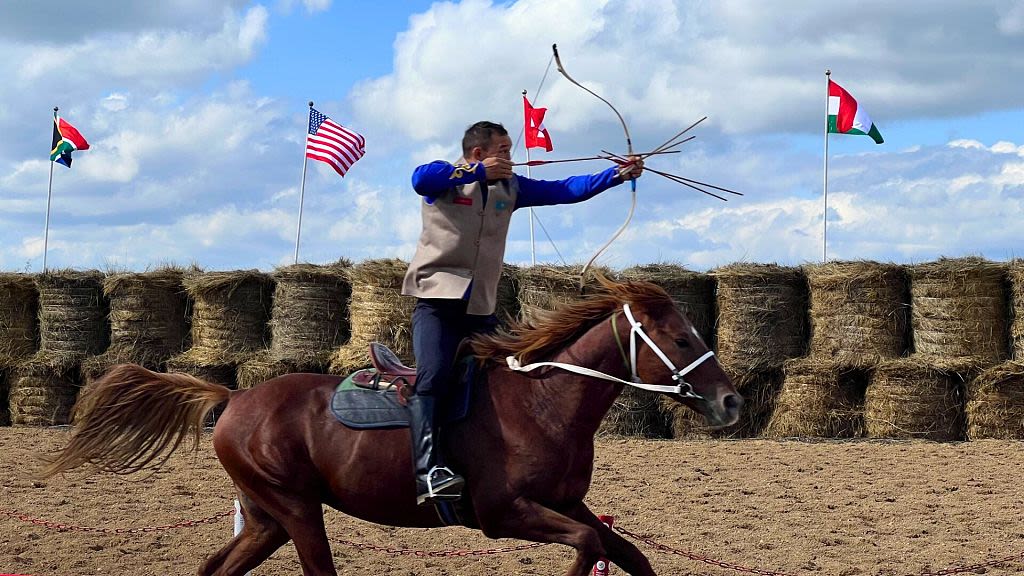 Horseback wrestling to sheep bone tossing: Highlights from the World Nomad Games