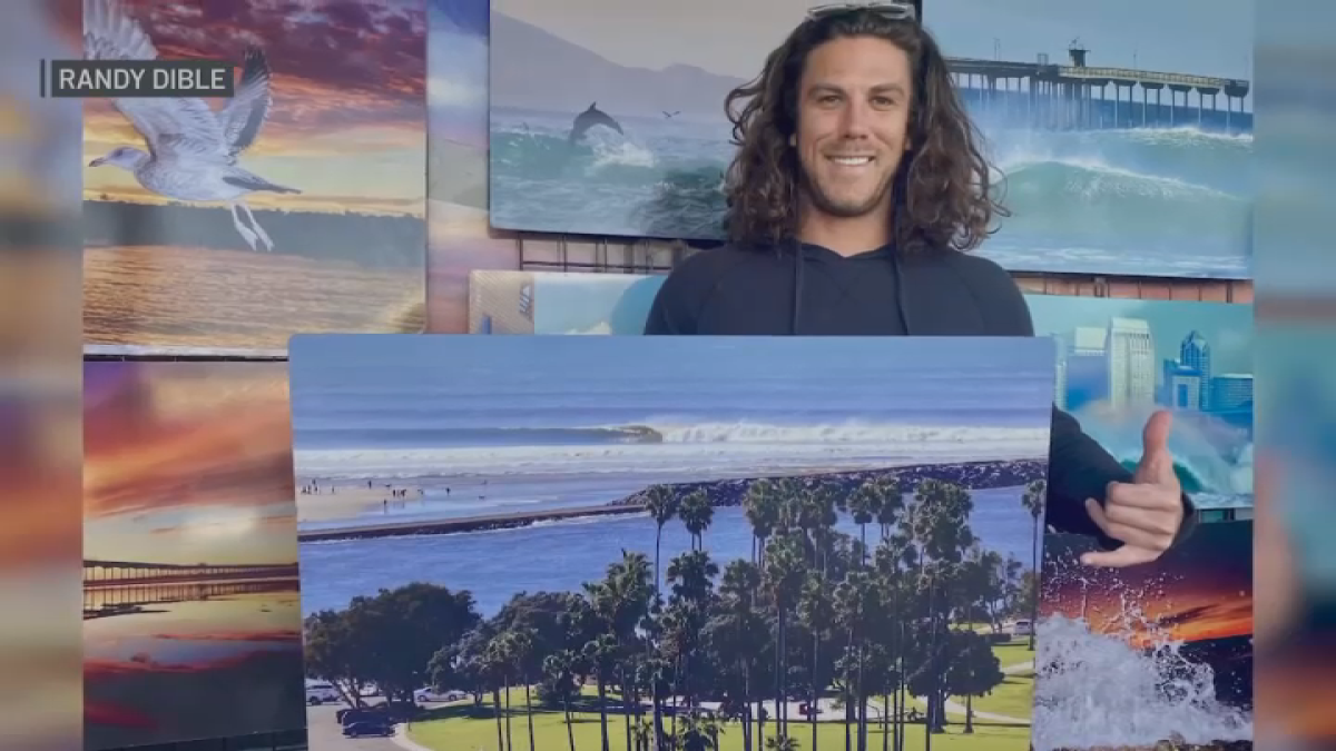 Although one of the surfers, Callum Robinson, was from Australia, he established roots here in San Diego