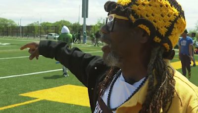 Once an empty lot, a Chicago high school celebrates its new field of dreams