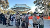 Police descend on protest encampment at UCSD and arrest dozens