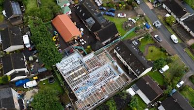 Roof ripped off UK's 'biggest man cave' after decade-long planning battle sees it finally demolished