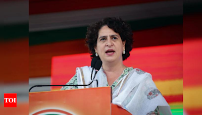 'Violation of privacy': Priyanka Gandhi on VC's 'shameful' actions at Patiala's RGNUL girls' hostel | India News - Times of India