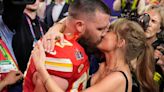 Taylor Swift and Travis Kelce seal Super Bowl victory with a kiss