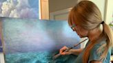 When vision dimmed, painter Claire Osborn reached for bright horizon