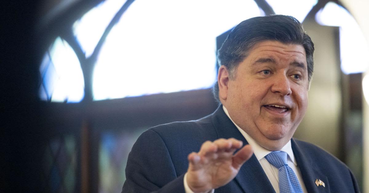 J.B. Pritzker talks about new maternal health initiatives at the future Chicago South Side Birth Center on Monday, Feb. 26, 2024, in South Chicago.