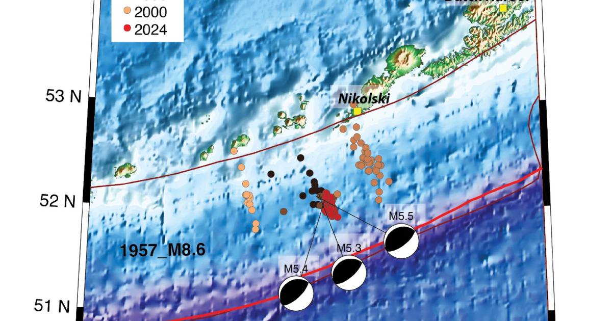 Earthquake swarm shakes Fox Islands