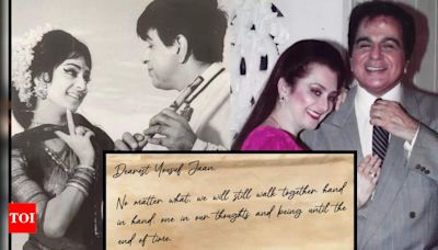 Saira Banu pens a heartfelt letter on Dilip Kumar's 3rd death anniversary; says, “I shall belong to you and you alone forever and ever” - Exclusive | - Times of India