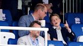 Prince George Enjoyed Pizza and Father-Son Time With Prince William at Cricket Match