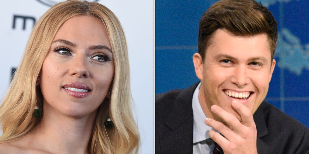 Scarlett Johansson Reveals The 1 'SNL' Joke By Colin Jost That Made Her 'Black Out'
