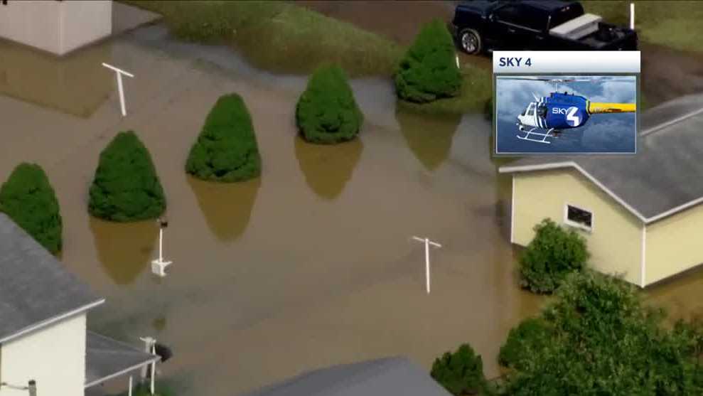 Remnants of Debby flood parts of Indiana County, cover streets in water