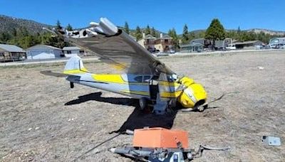 Two escape serious injury in airplane crash at Big Bear Airport