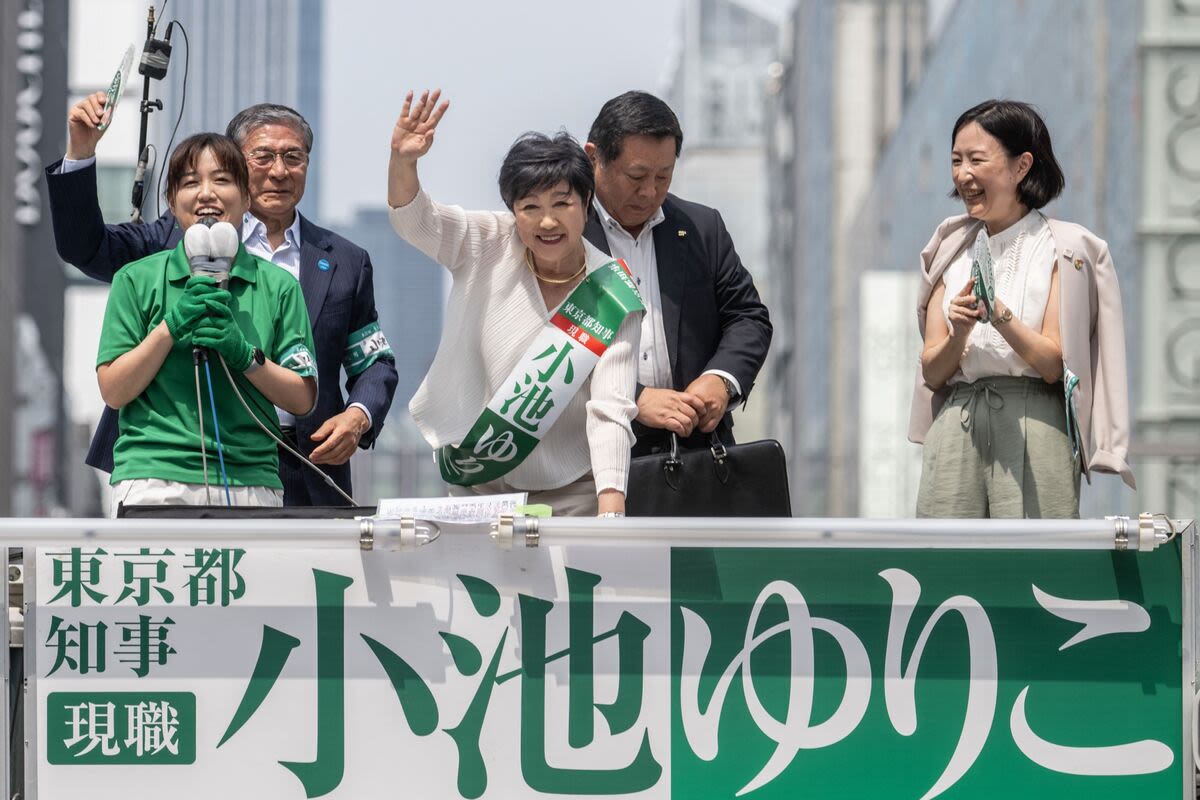 Tokyo Governor Koike Wins, Providing Some Relief for Kishida