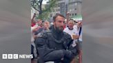 Gareth Southgate lookalike cop serenaded by England fans