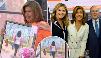 George W. Bush paints portrait of Hoda Kotb and her daughters for ‘Today’ co-host’s 60th birthday