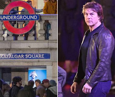 Tom Cruise Creates His Own ‘Trafalgar Square’ Tube Station Filming “Mission: Impossible” in London