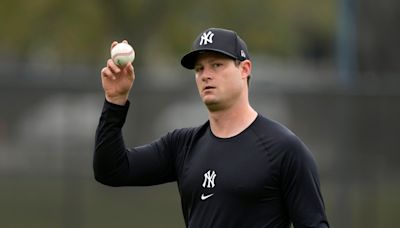 Yankees’ Gerrit Cole throws from mound in latest step in elbow rehab: ‘This is a good day for me’