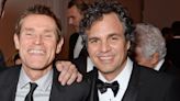 Mark Ruffalo and Willem Dafoe Snuggle Up With a 'New Friend' in Adorable New Photos