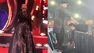 VIDEO: Shruti Haasan touches father Kamal Haasan's feet at Indian 2 event; says 'I am a musician today because of him'