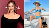 Katharine McPhee Celebrates 40th Birthday in Itty Bitty Blue Bikini: 'Magical Week'