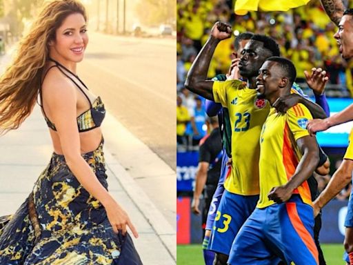 Así reaccionó Shakira al pase de la Selección Colombia a la final de la Copa América