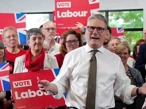 Sondeos revelan que el Partido Laborista británico va camino de obtener la mayor victoria electoral en su historia
