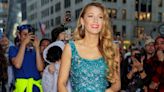 Blake Lively brings back mermaidcore in blue sequin fish scales dress