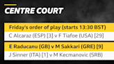 Raducanu and Kartal aim for Wimbledon last 16