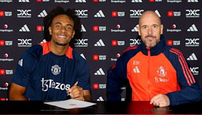 Official: Manchester United confirm signing of Joshua Zirkzee from Bologna on a five-year deal