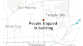 Firefighters free 6 people trapped in Temple City strip mall after facade collapses