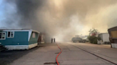 Dozens of residents displaced, 5 mobile homes destroyed in Phoenix fire