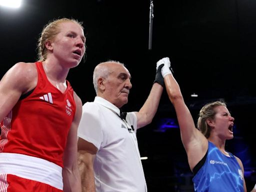 Team GB boxer left in tears as fans boo controversial defeat at Paris Olympics