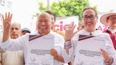 Candidatos de Morena por Ecatepec y Tlalnepantla firman convenio de colaboración