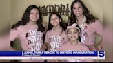 Hidalgo County Judge celebrates with her daughters on historic inauguration