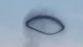 Mysterious hovering circle appears above a city and no one knows why