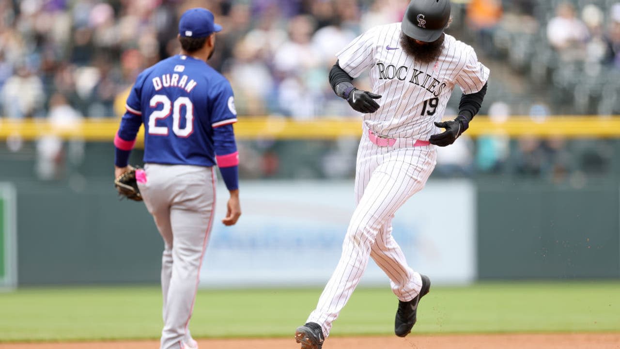 Blach's solid outing, Tovar's homer lift Rockies past Rangers 3-1 to complete series sweep