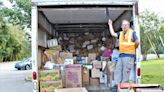 Round up the goods for Stuff the Truck food drive at Good Shepherd Church