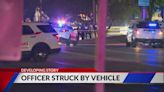 Car strikes officer in North St. Louis County; injuries non-Life-threatening