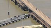 Barge hits bridge in Galveston causing oil spill