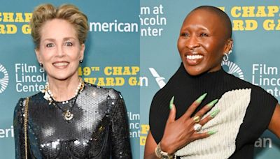 Sharon Stone Sparkles in Sequins, Cynthia Erivo Plays With Shape in Issey Miyake and More From the 49th Chaplin Award Gala