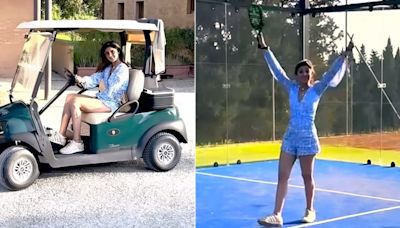 If Not Yoga, Pickleball And Cycling Surely Kept Shilpa Shetty Fit On Her Holiday