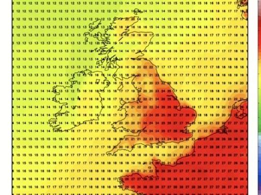 'Mediterranean heatwave' to bake Brits in 30C scorcher as UK weather turns red