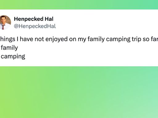 27 Funny Tweets About The Realities Of Camping With Kids